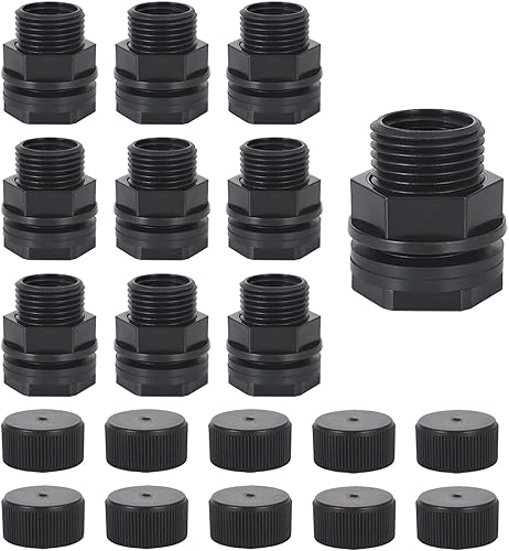 Manguera de jardín con enchufe, doble hembra NPT de 12 pulgada x 34 pulgadas macho GHT (rosca de manguera de jardín), accesorio de tanque de mamparo disponible en Yaxa Peru