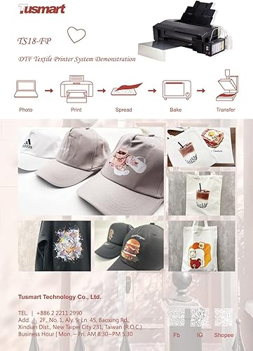 Miniatura 7 de DTF (Direct to Film) Digital Textile Ink Set , 500 mL * 5 Bottle, Yellow, Magenta, Cyan, Black, White, 100 % Made in Taiwan, FBM