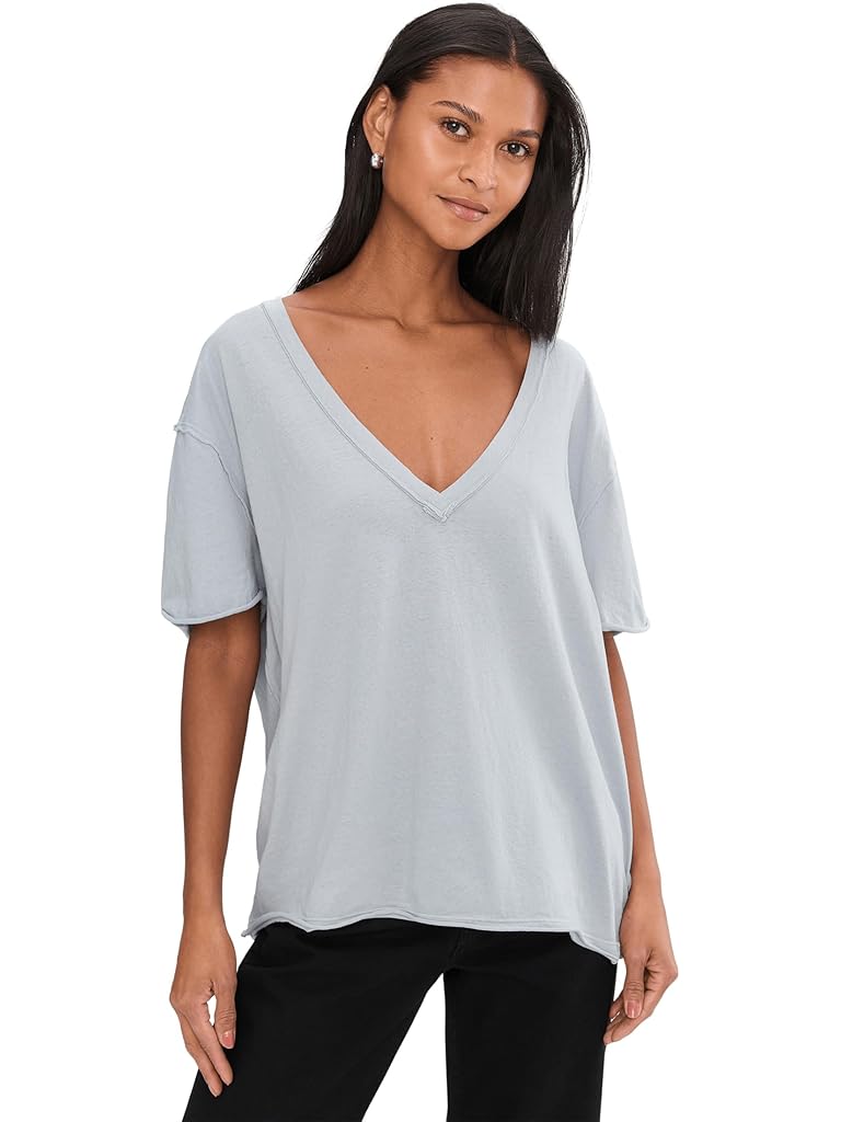 Blue Free People Nina Tee V