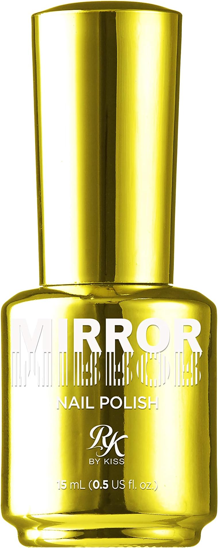 Ruby Kisses Mirror Effect Nail Polish, Mep02 Glorious, Gold, 15 ML