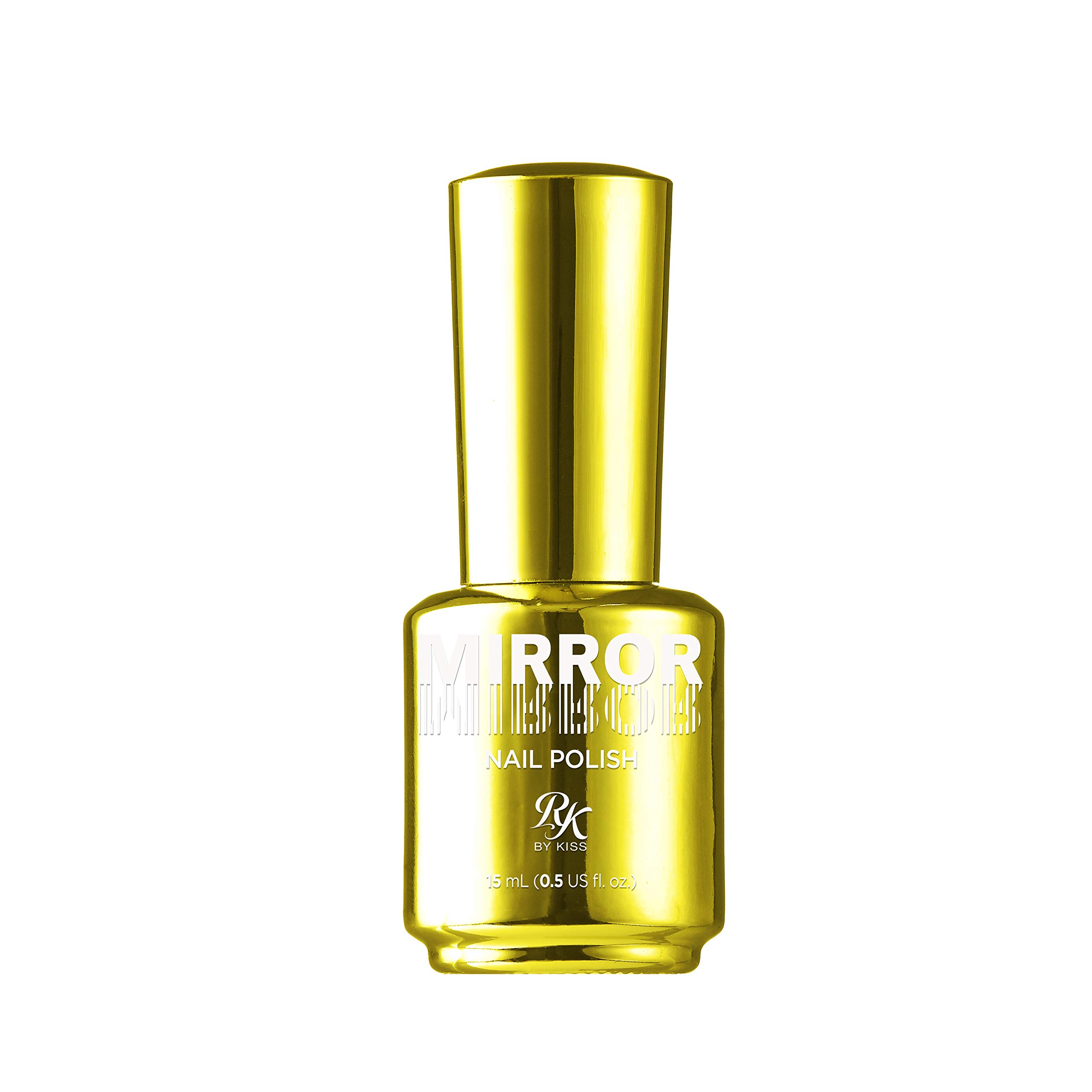Ruby Kisses Mirror Effect Nail Polish, Mep02 Glorious, Gold, 15 ML