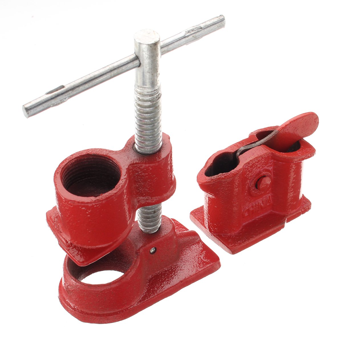 RanDal 1/2 Pollici 3/4Inch Legno Incollaggio Tubo Morsetto Set Heavy Duty Pro Lavorazione Del Legno Ghisa - 3/4 A