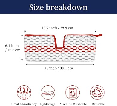 2 Packs Microfiber Spray Mop Pads Compatible with Ocedar Promist Max Reusable Spray Mop Refills Dust Mop,Dual-Action Washable Flip Mop Pads Replacement for Dry Wet Floor Cleaning