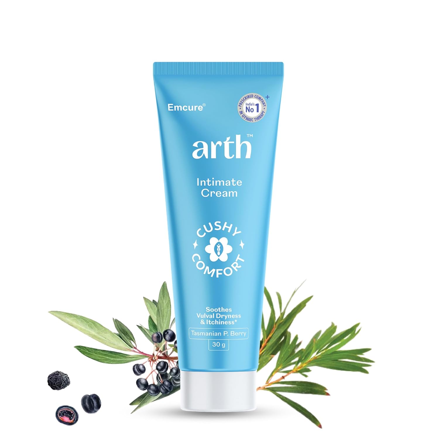 Arth Intimate Cream for Moisturization |Reduces Dryness & Itching| Maintains pH Balance (3.5-4.5) |With Tasmanian Berry & Australian Tea Tree Oil | Daily Feminine Hygiene | Intimate Wash Alternative For Women | 30g Tube Arth Intimate Cream for Moisturization |Reduces Dryness & Itching| Maintains pH Balance (3.5-4.5) |With Tasmanian Berry & Australian Tea Tree Oil | Daily Feminine Hygiene | Intimate Wash Alternative For Women | 30g Tube