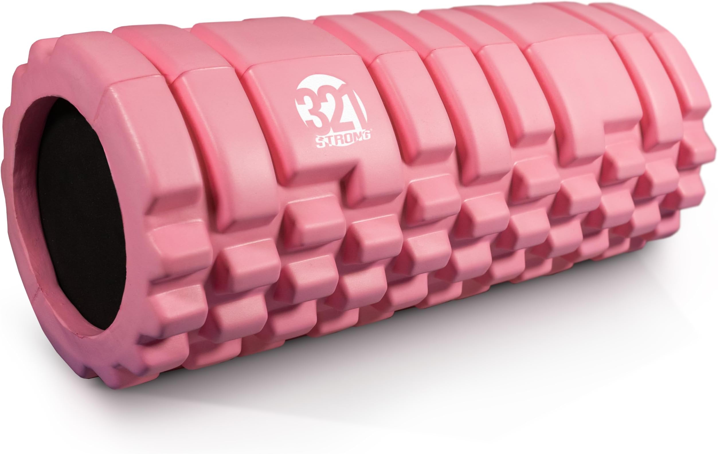 321 STRONG Foam Roller - Extra Firm High Density Deep Tissue Massager with Spinal Channel