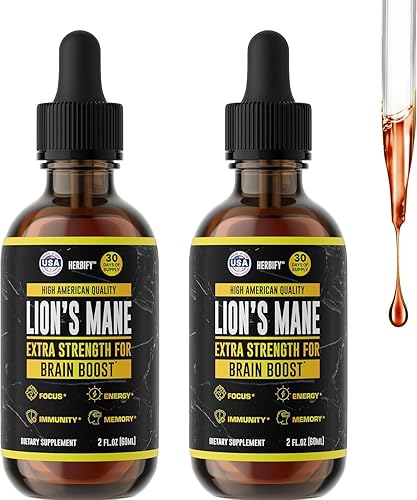 Miniatura 10 de Suplemento de hongos – Lions Mane Reishi Cordyceps Chaga Turkey Tail Inulina y más hongos para apoyo inmunológico, energía – Suplementos cerebrales
