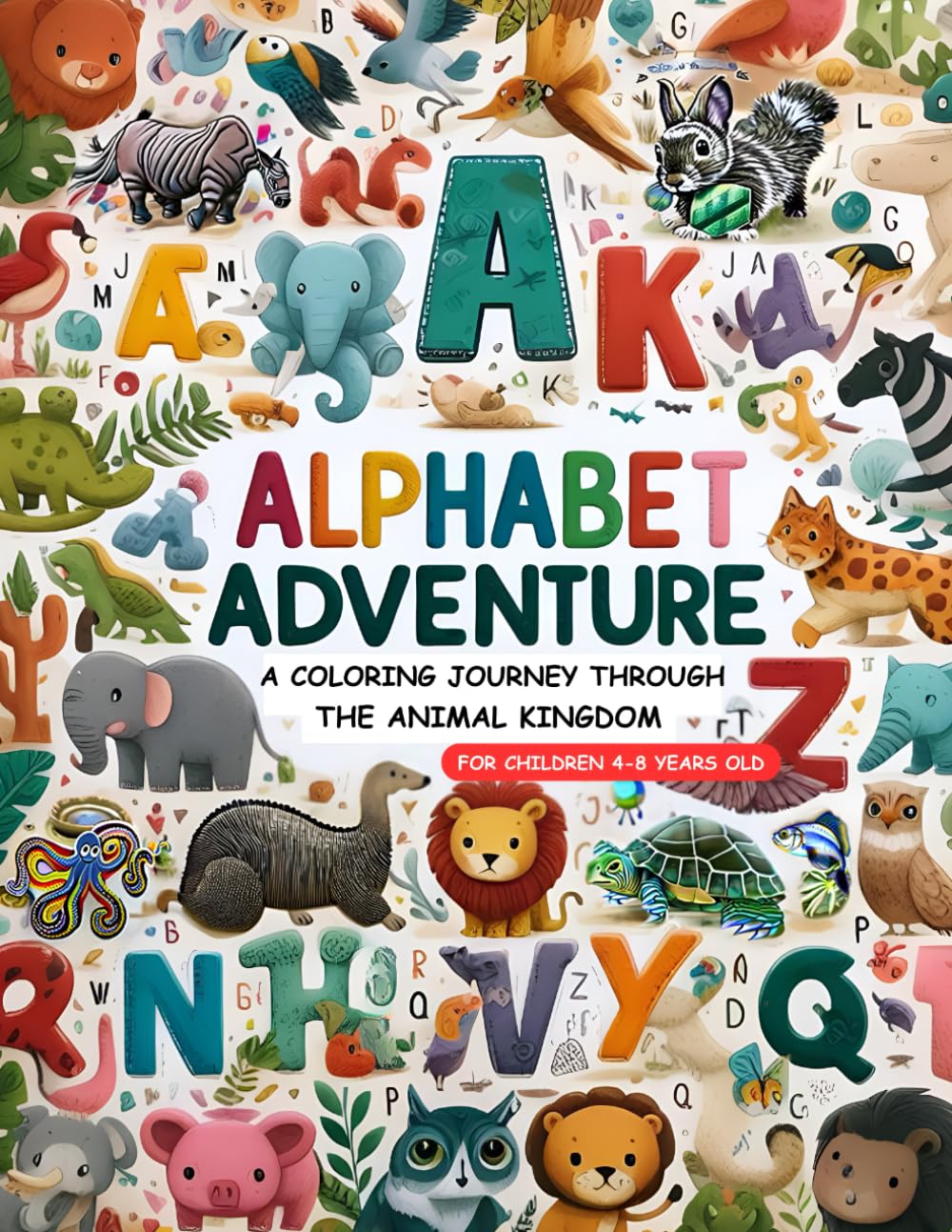 Alphabet Adventure: A Coloring Journey Through The Animal Kingdom