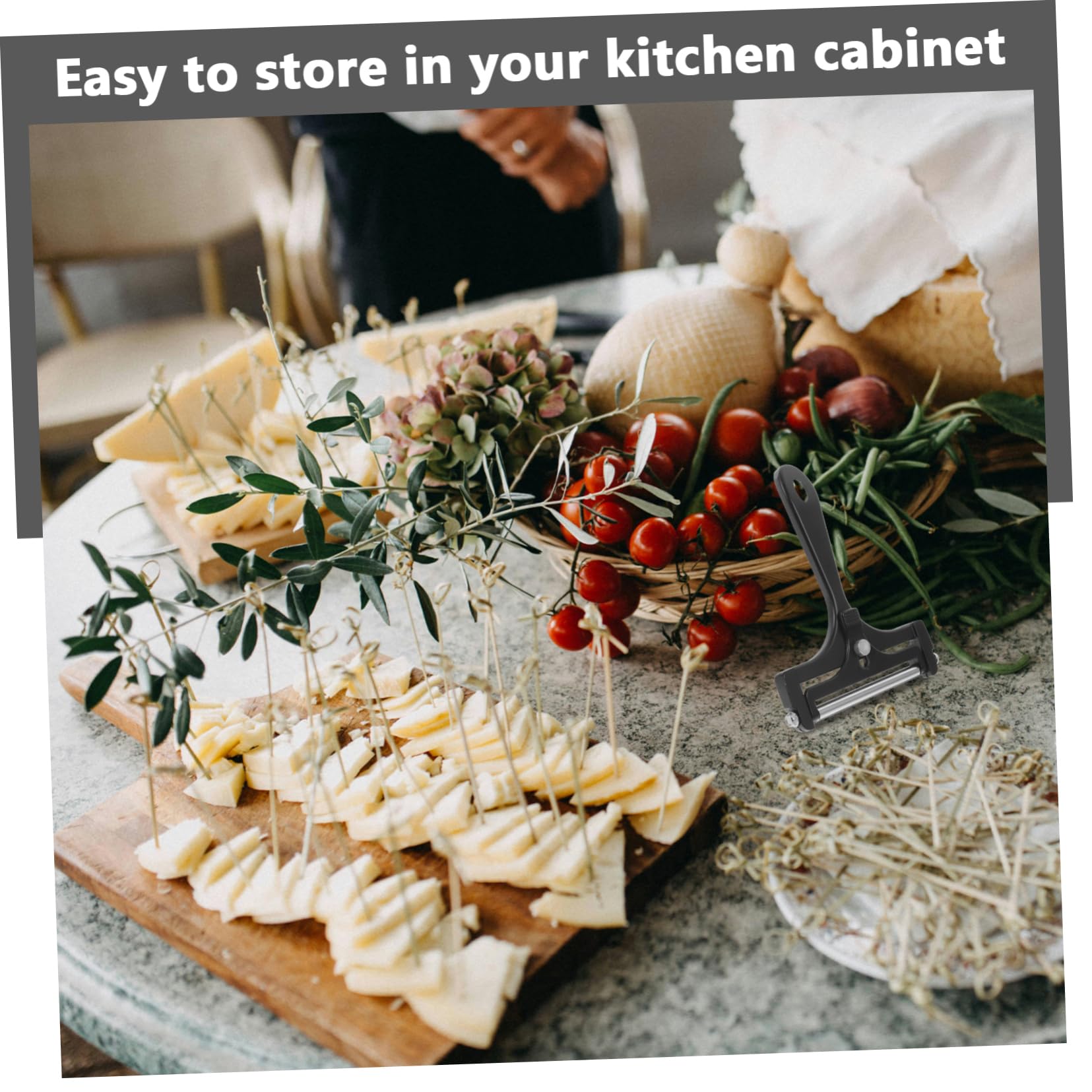 GRIRIW Cheese Slicer Handheld Kitchen Cutter for Cheese and Butter for Parties and Dinner Table Use present for Cooking Enthusiasts