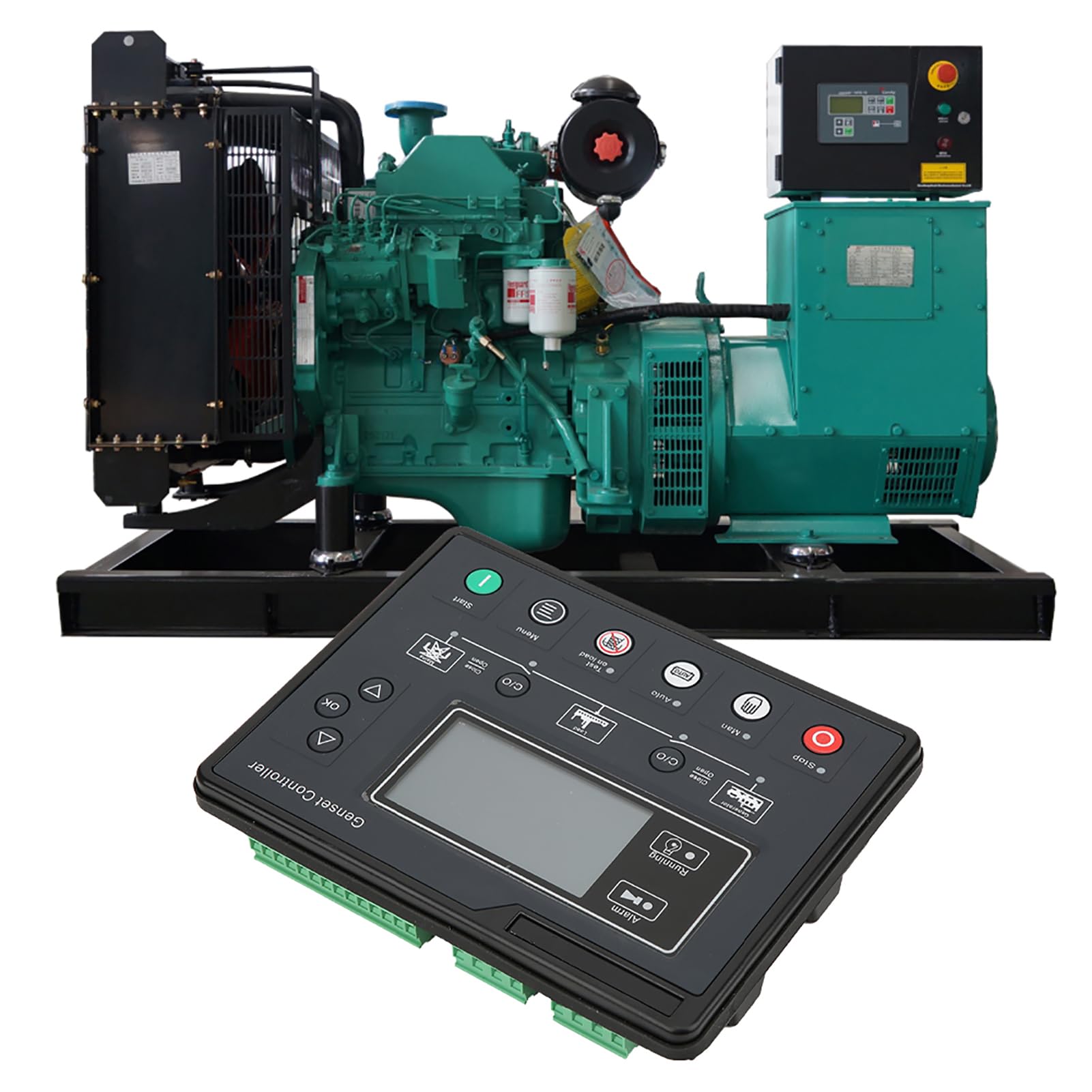 Generador electrónico HQM6120U con detección automática de arranque/parada y protección adecuado para una amplia gama de sistemas de alimentación