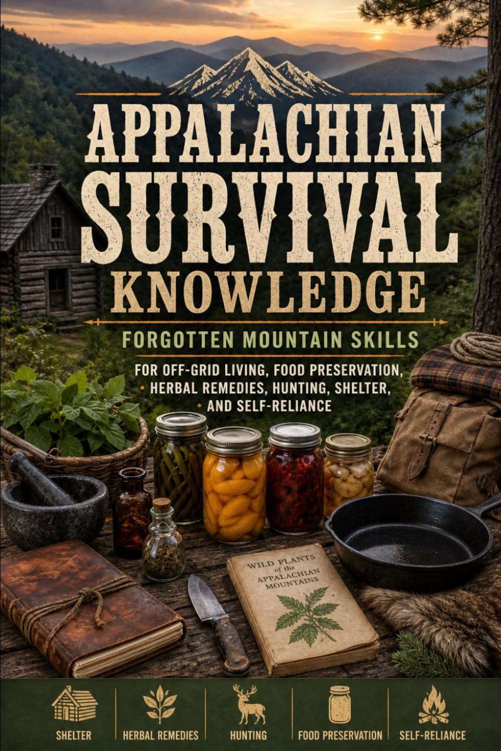 Appalachian Survival Knowledge: Forgotten Mountain Skills for Off-Grid Living, Food Preservation, Herbal Remedies, Hunting, Shelter, and Self-Reliance