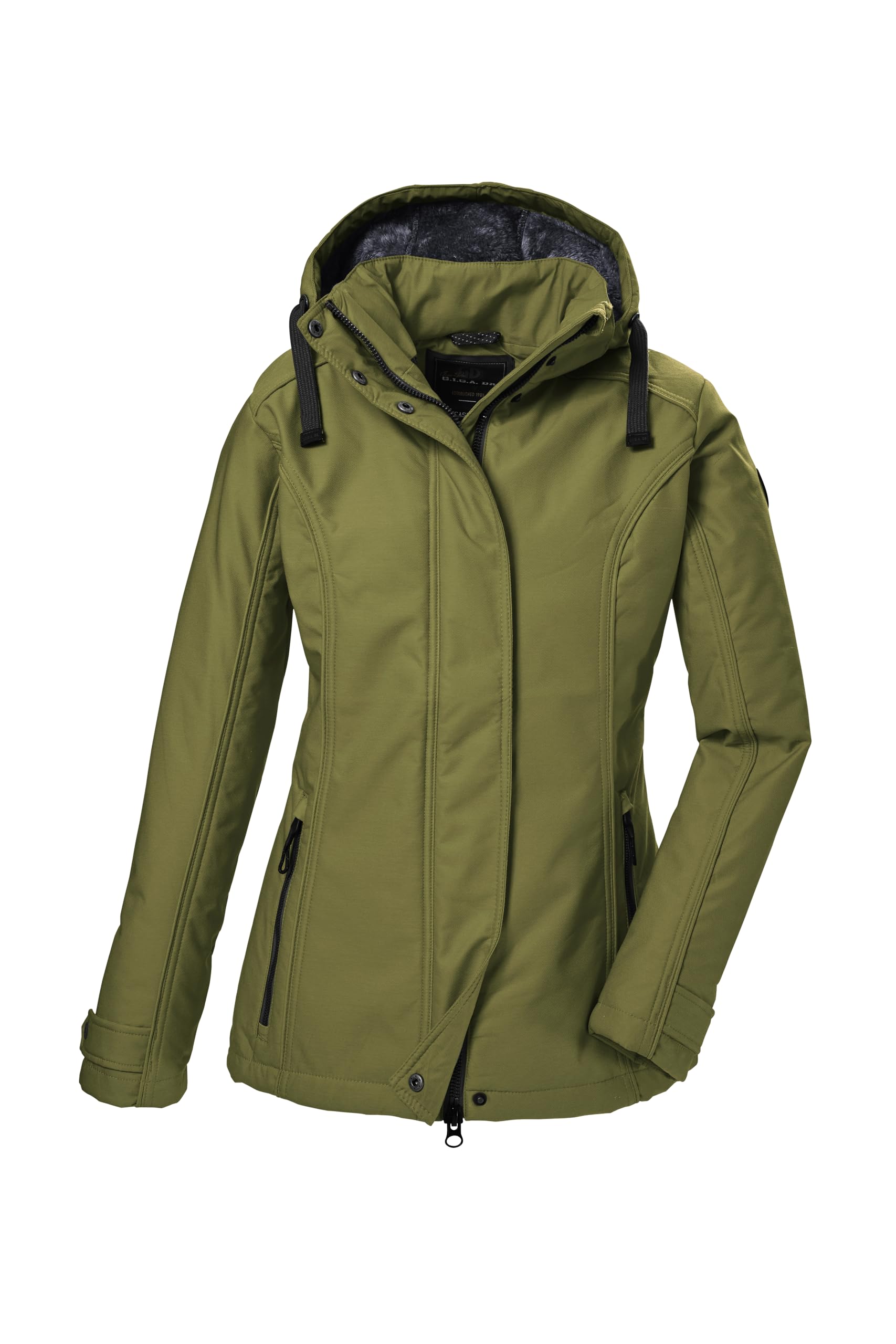 G.I.G.A. DX Damen Gw 23 Wmn Sftshll Jckt Softshelljacke/Outdoorjcake mit abzippbarer Kapuze (1er Pack)