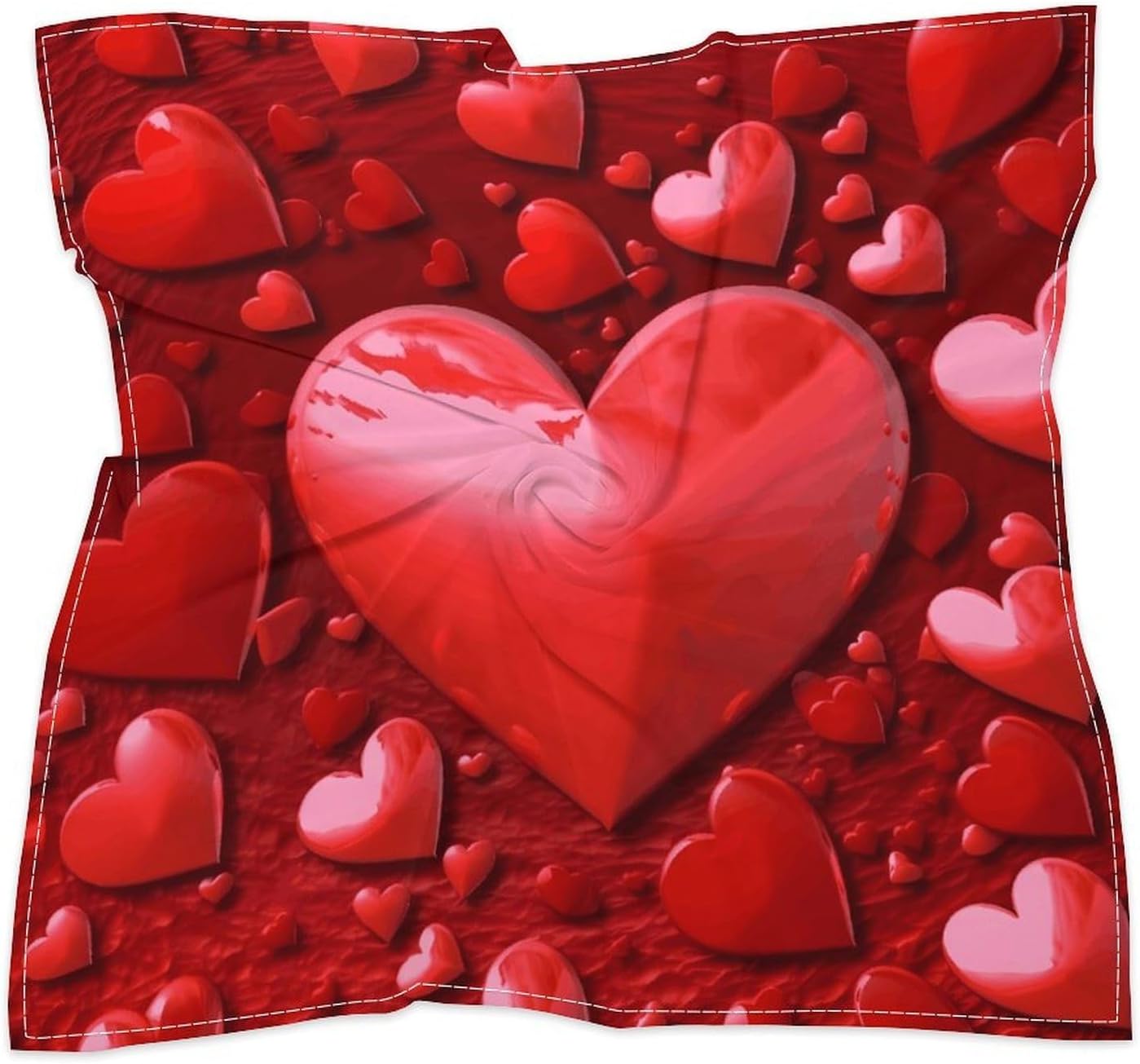 Square Silk Bandanas Extra Soft Neck Wraps Headscarf for Men Women