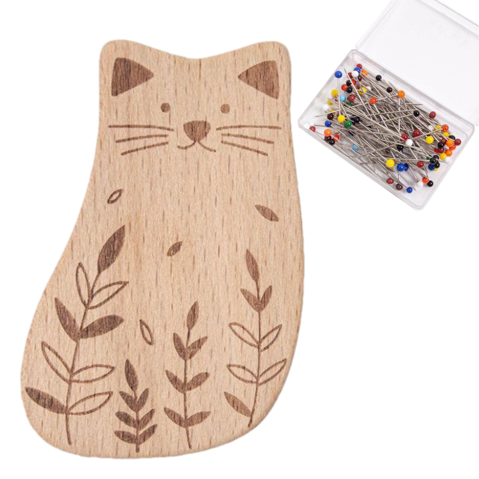 Puntaspilli magnetico | Portaaghi magnetico | Multiuso Fermaglio per capelli con 100 spilli per quilting artigianato sartoria ricamo attività