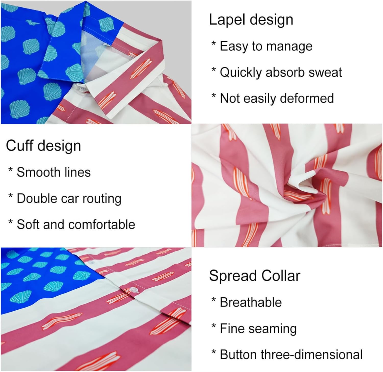 Men's Hawaiian Shirt and Short Set - Image 3