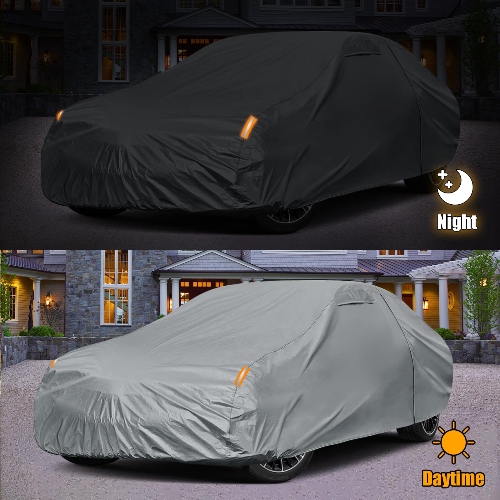Waterproof Premium Car Covers Replace for 2006-2025 Mercedes Benz E-Class E250 E300 E350 10 Layers Heavy Duty All — view 5