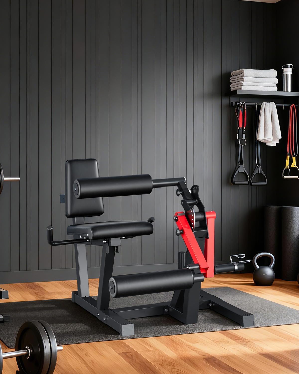 Leg Extension And Curl Machine, 700Lbs Capacity Adjustable L...