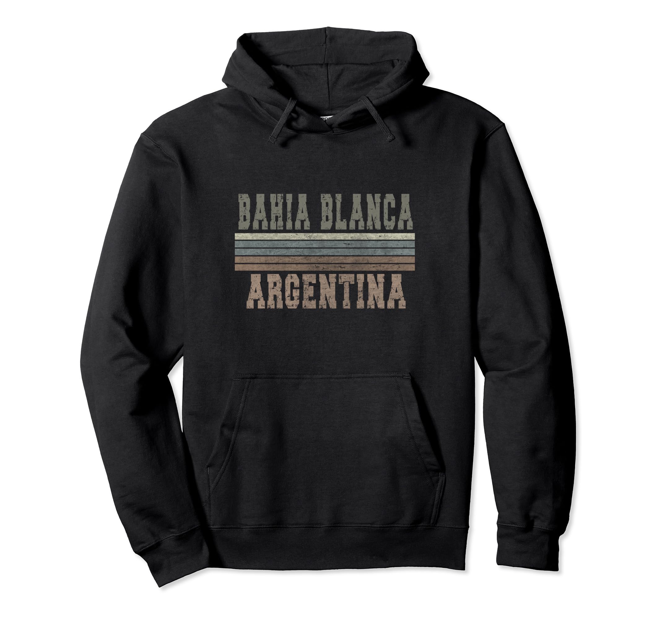Retro Bahia Blanca Argentina Pullover Hoodie