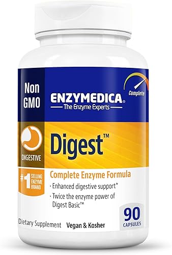 Enzymedica Digest fórmula enzimática completa para la salud digestiva de todos con una gama completa de enzimas para dietas diarias 90 cápsulas Enzymedica Digest fórmula enzimática completa para la salud digestiva de todos con una gama completa de enzimas para dietas diarias 90 cápsulas