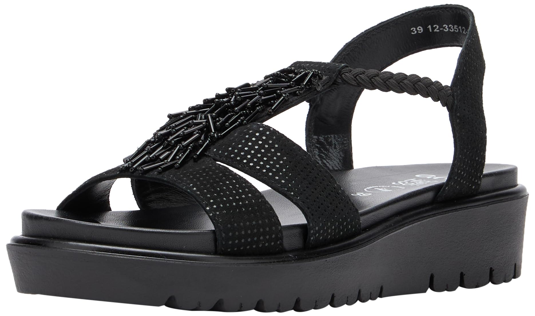 ARA Women's Bilbao Sandal, black, 7-7.5 UK