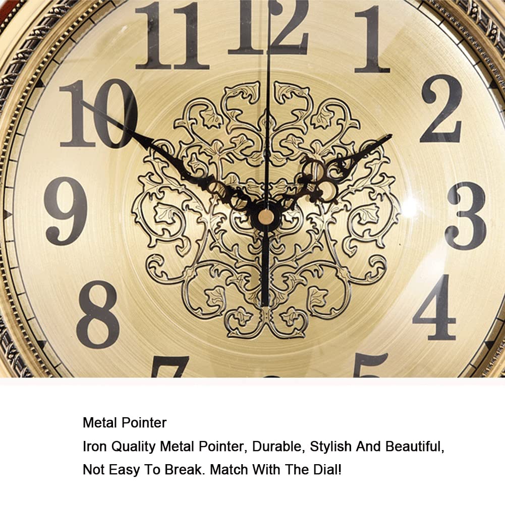Vintage metalowy zegar ścienny dwustronny europejski styl dwustronny wiszący wystrój domu sypialnia salon