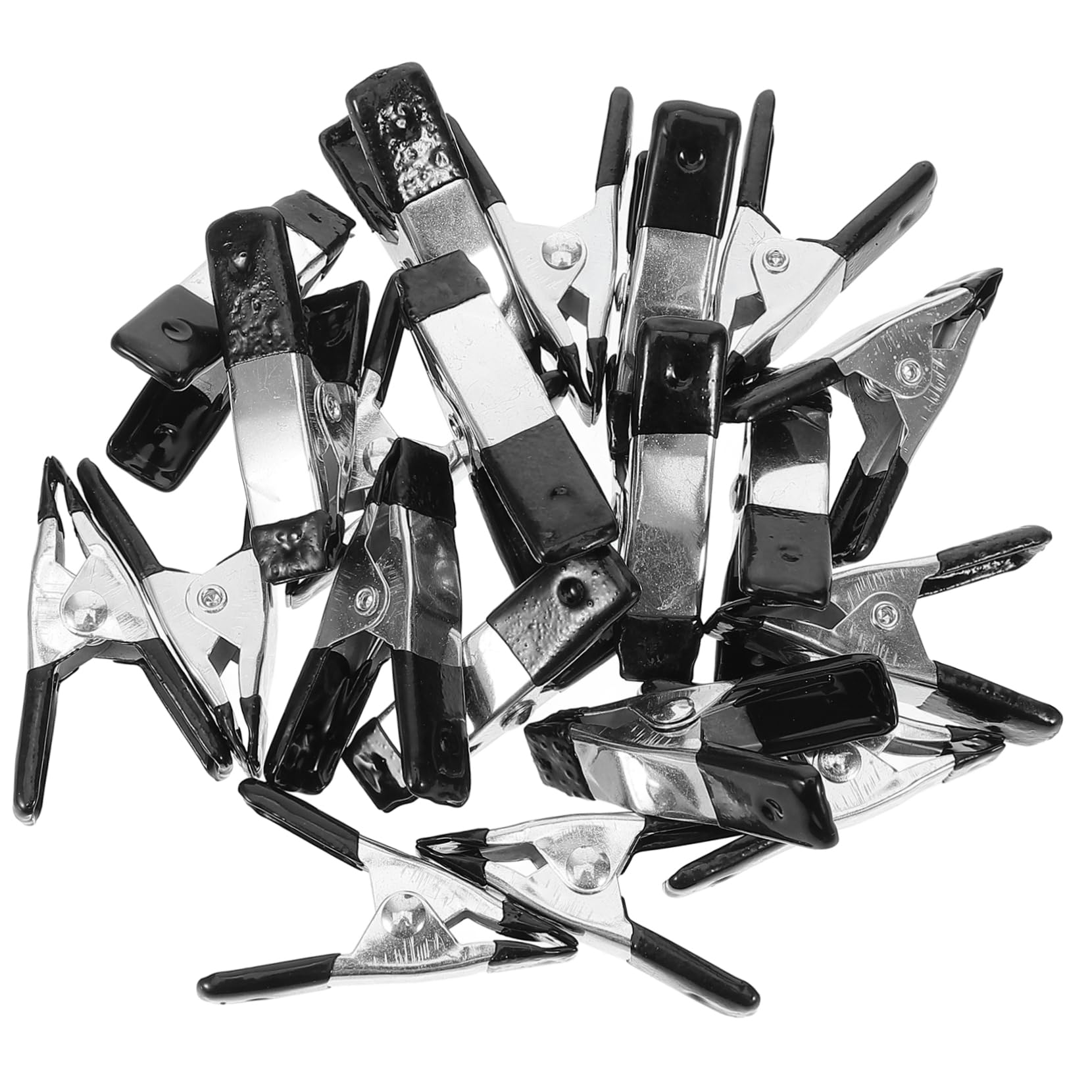 NUOBESTY 4 Set Clip Per Sfondo Professionale Da Fermagli Resistenti E Carbonioso Per Fotografia Utilizzo Facile E Sicuro 20 Pezzi*4