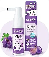LAB52 Kids Oral Spray: Fluoride-Free Xylitol Grape for Newborns to Preschoolers - Cavity Repair, Fresh Breath, Night Bottle Protection