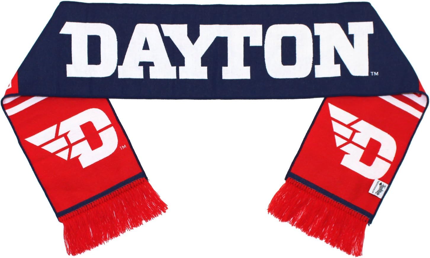 Tradition Scarves Dayton Flyers Scarf - UD University of Dayton Double-Sided Woven