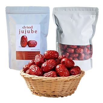 Jujube Dates,Red Dates 14oz400g, Moisture 20% Ensures Good Storability, Sweetness and Flavor, Chinese Red Dates- Perfect for Snacking/Brewing Tea/Dessert/Baking/Cooking/Etc