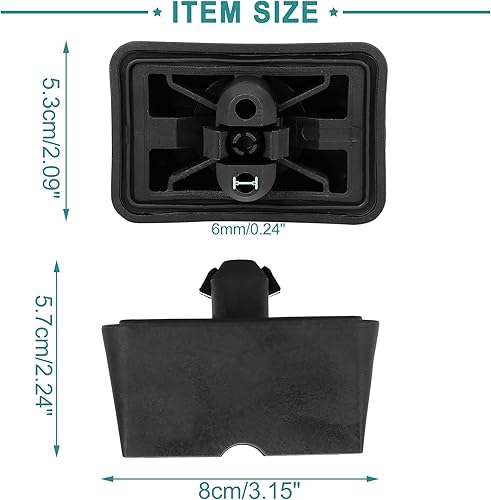 Miniatura 3 de ACROPIX Soporte de elevación de la plataforma del coche Jack Point Pad Fit para Mini Cooper Negro