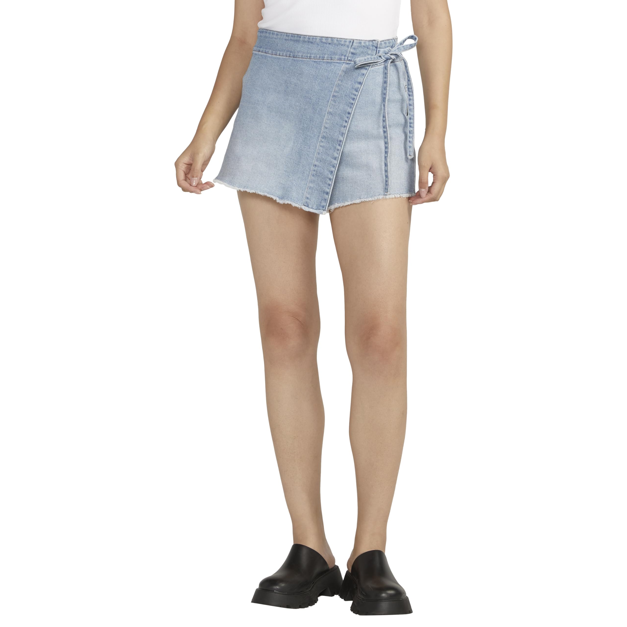 Silver Jeans Co. Tie-up Jean Skort Falda pantalón para Mujer
