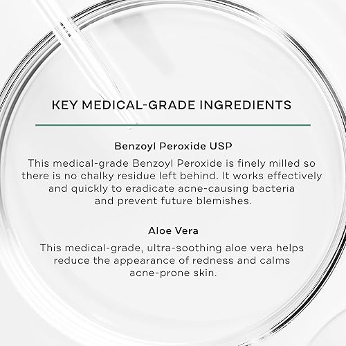 Miniatura 9 de Replenix Lavado de peróxido de benzoílo al 10 limpiador avanzado para el acné para la cara y el cuerpo 67 onzas