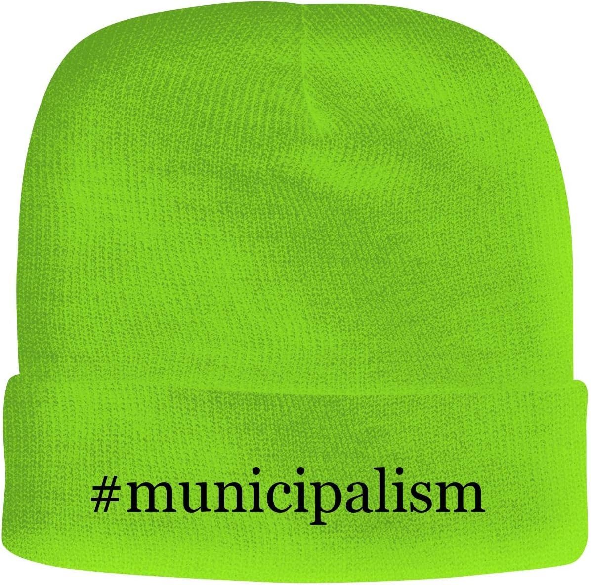 BH Cool Designs #Municipalism - Men's Hashtag Soft & Comfortable Beanie Hat Cap
