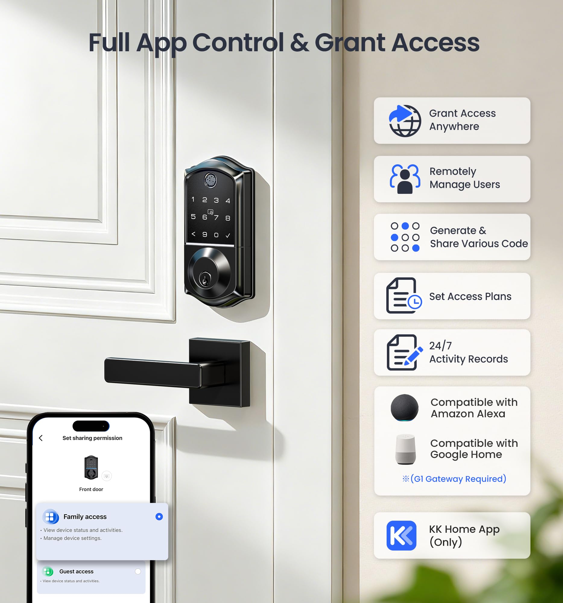 Veise Smart Lock - Fingerprint & App Control -2 Veise Smart Lock - Fingerprint & App Control -2