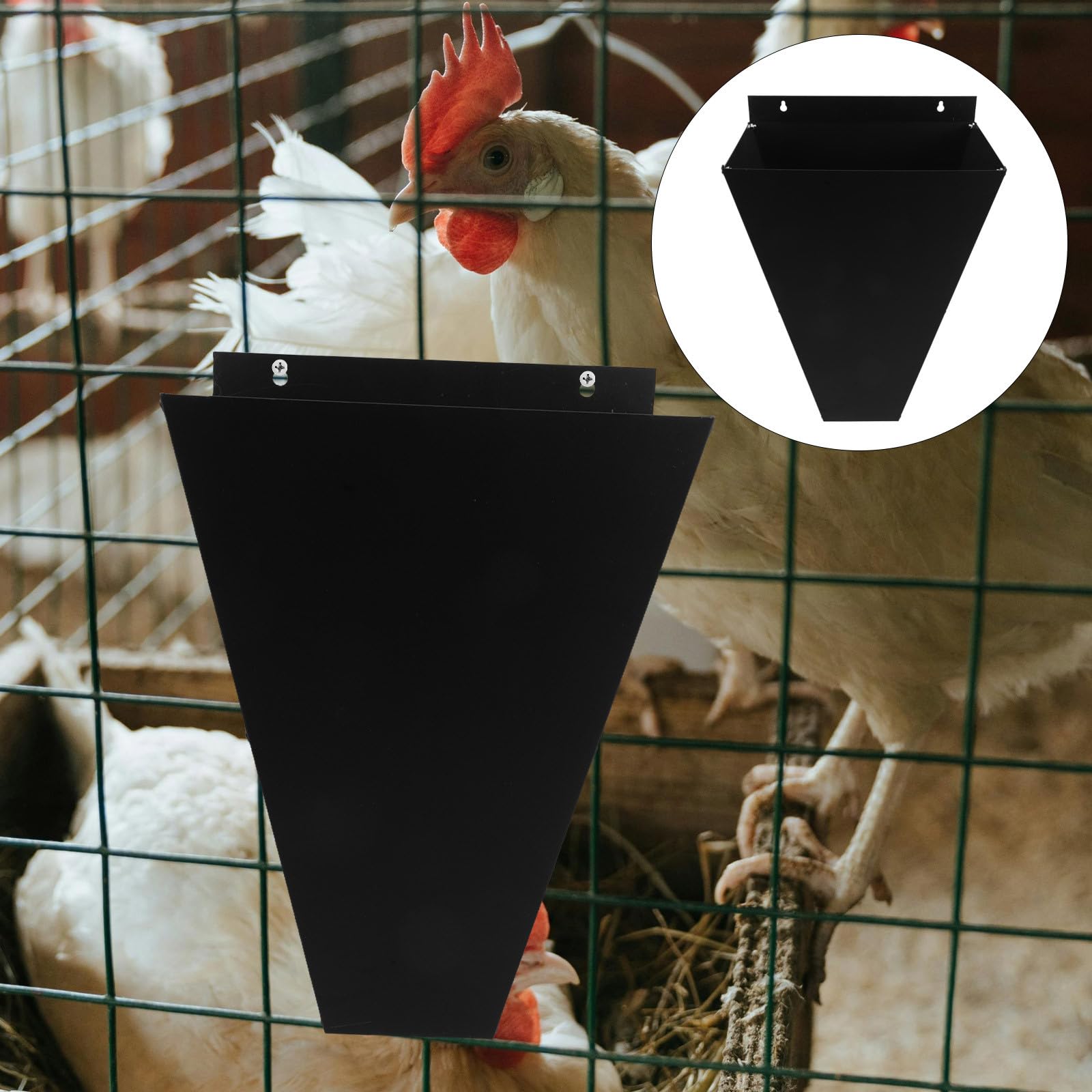 Kichvoe Imbuto per Uccisione Pollame in Acciaio Inox, Cono di Pollo Grande per Macellazione, Accessori per Allevamento di Pollame, Attrezzature per Polli Piccoli e Grandi, Facile da