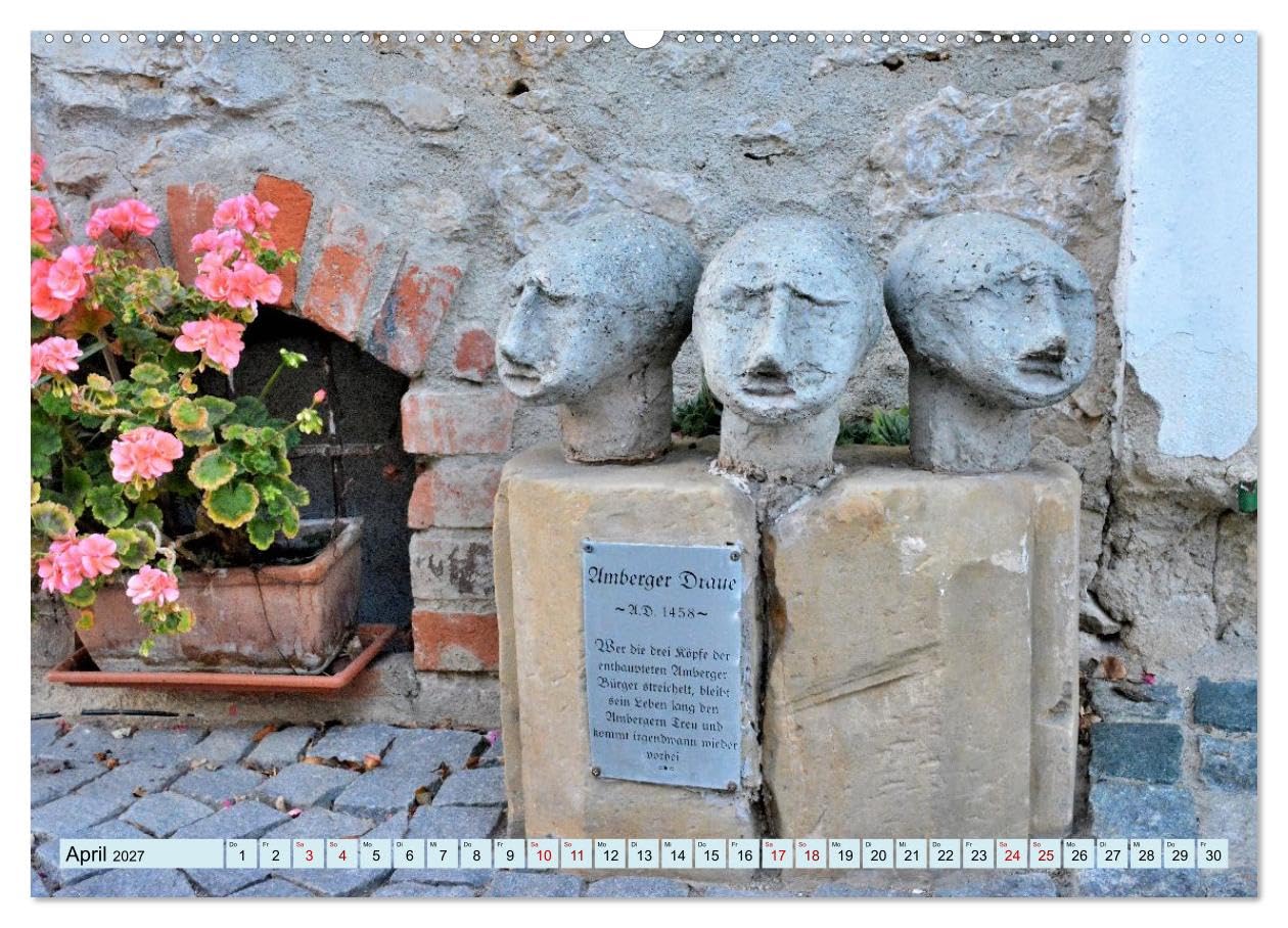 CALVENDO · Amberg meine Heimatstadt (Kalender 2027) | DIN A2 Querformat · Wandkalender · Herz der Oberpfalz bietet Barock und Moderne für Jedermann