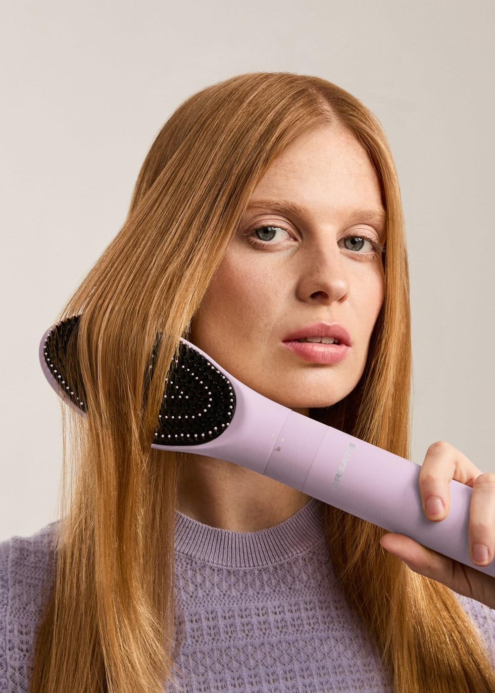 CREATE/ION STYLER PRO ADVANCE / 8-in-1-Ionen-Lufttrockner und Stylingbürste Violett/DC Brushless Motor, 2 Geschwindigkeiten, 8 Aufsätze, 3 Temperaturen, Kühlfunktion, Aufbewahrungsbox, 1400W