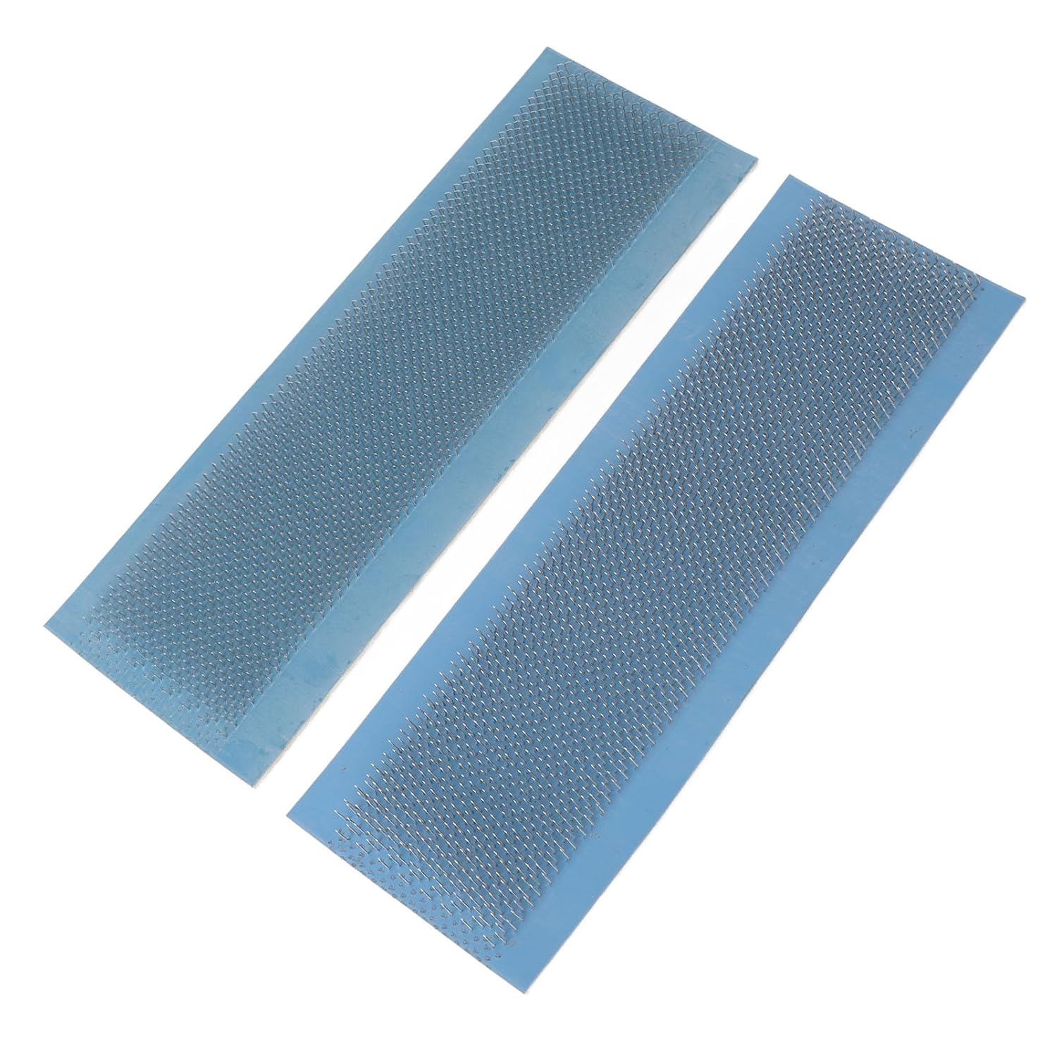 Drawing Mat For Hair Extensions,Hair Holder Drawing Mat,2pcs Bulk Hair Extensions Drawing Card,27cmX9cm Wig Making Hair Styling Tool With Stainless Steel