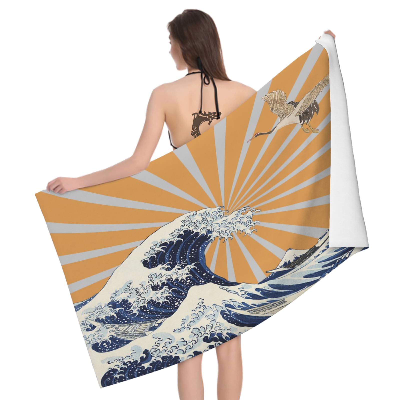 Telo Mare XXL 200x100cm In Microfibra - Asciugatura Rapida, Anti-Sabbia, Con Custodia - Foto 11