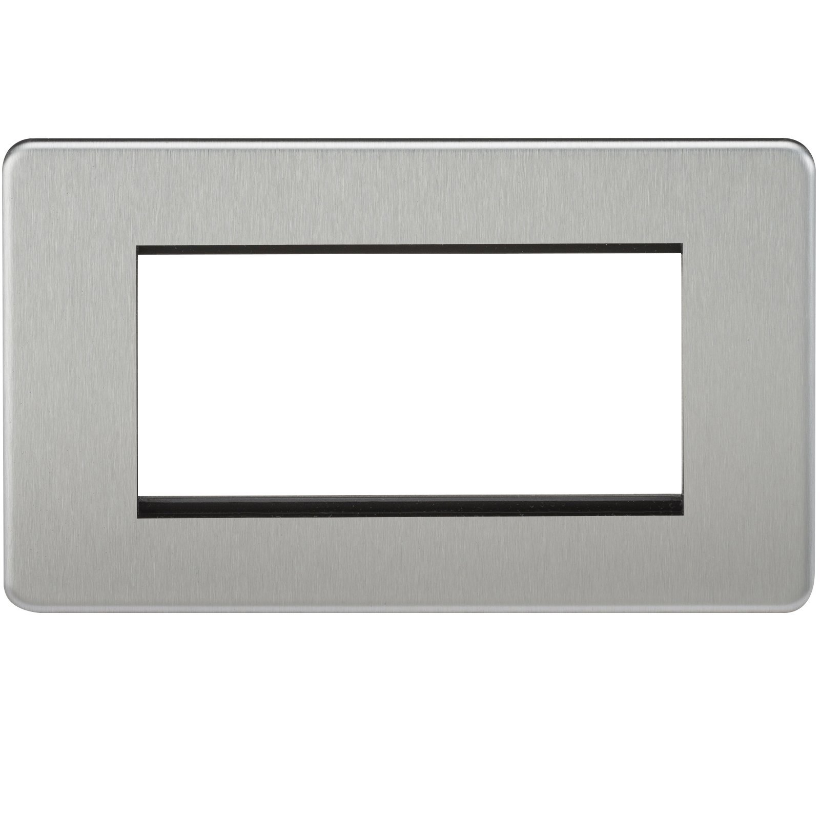 Knightsbridge Brushed Chrome Screwless Way Switch