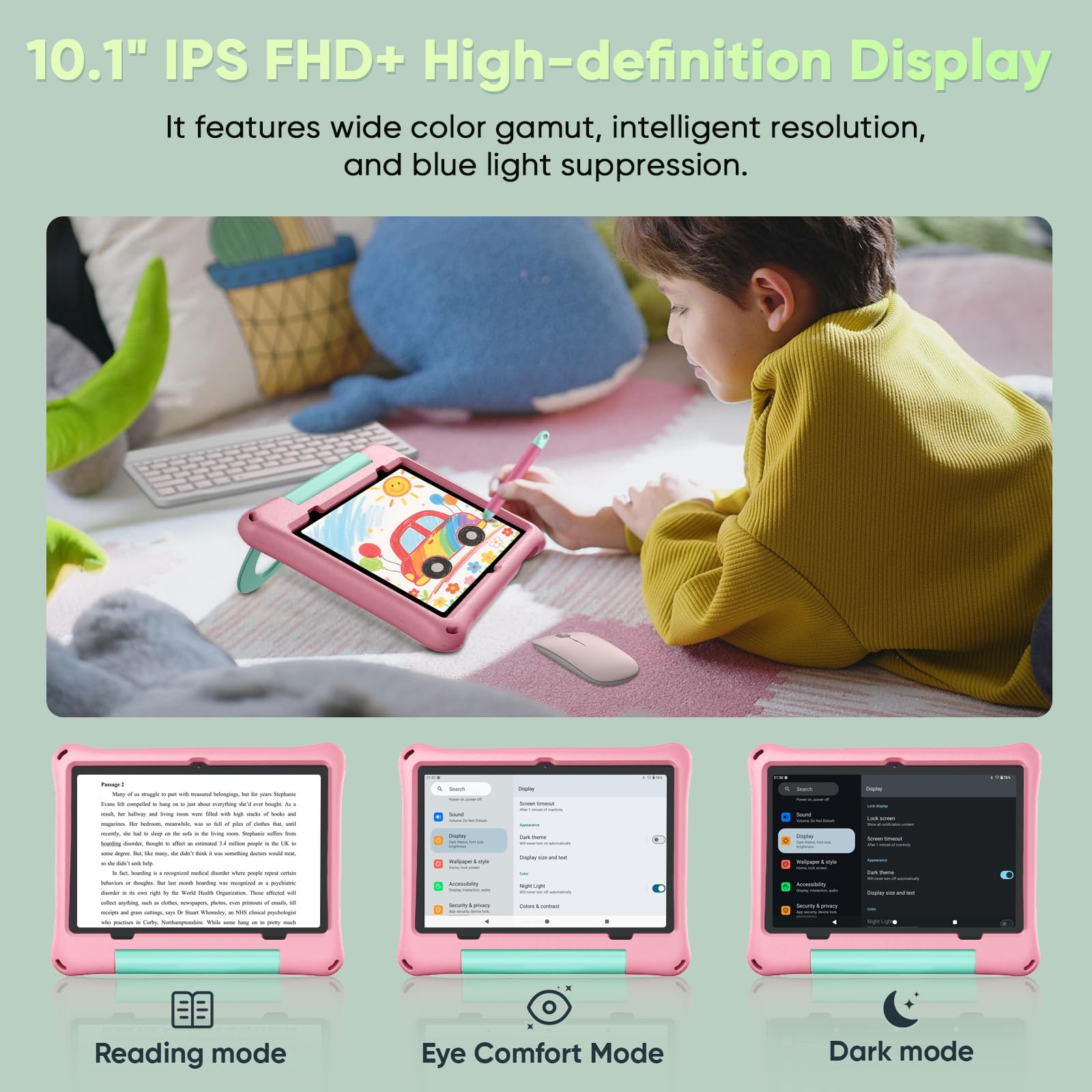 Amazon.com : aiprotablet Kids Tablet, Android 16 Tablet for Kids
