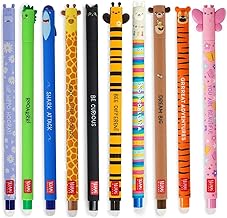 LEGAMI - 10 Pack Erasable Gel Pens, Erasable Ink Pens, Erasable Gel Pens Without Using Sheets, 0.7mm Tip