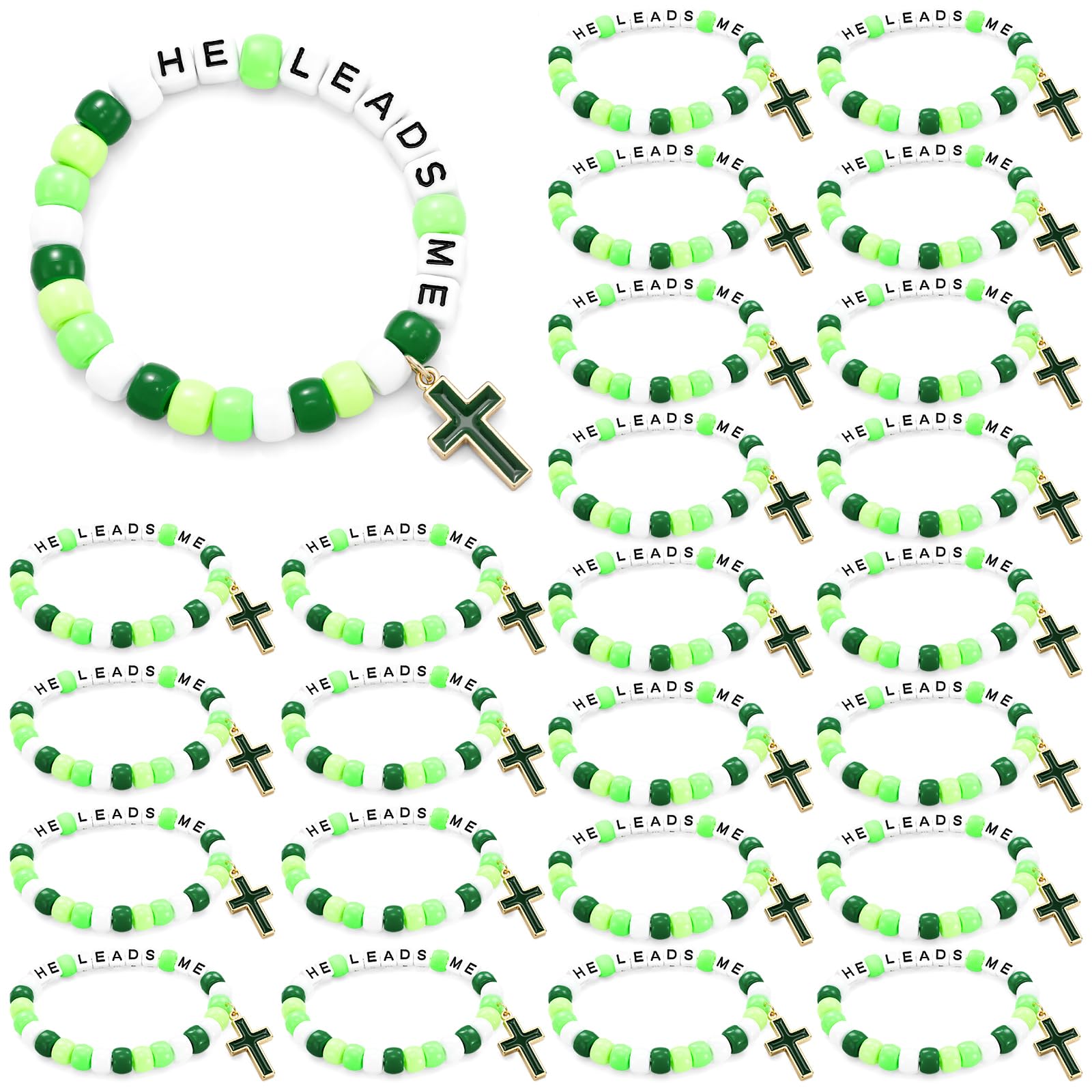 Bracelets à perles VBS 2026 Unittype cadeaux religieux vacances et dimanche - 7
