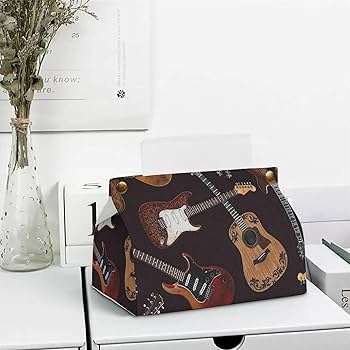 Amazon｜ティッシュケース ギター 音楽プレイ ペーパータオルケース