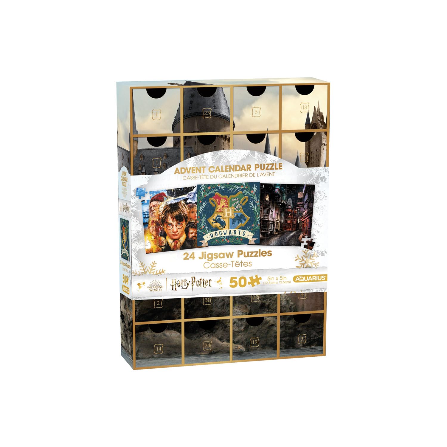 Amazon.com: Aquarius Harry Potter Advent Calendar Puzzle Set – 24
