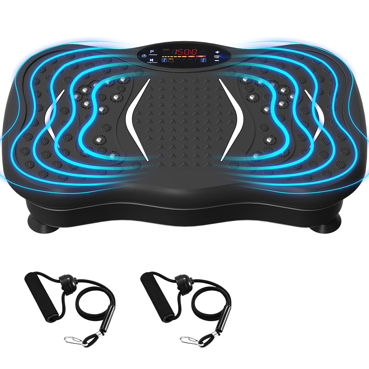 Vibration Plate Fitness Platform Whole Body Exercise Machine With 120 Speed Levels, Lymphatic