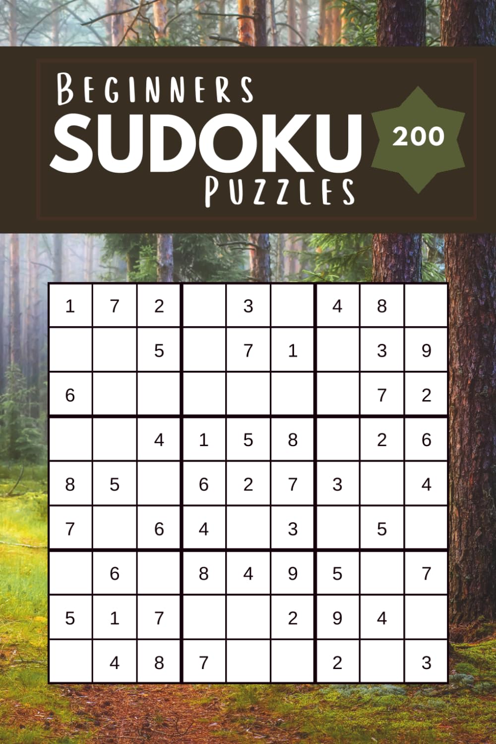 Beginners Sudoku Puzzles: 200 Easy and Medium Beginner Sudoku Puzzles | 6x9 Inches |200 Puzzles | Solutions Included