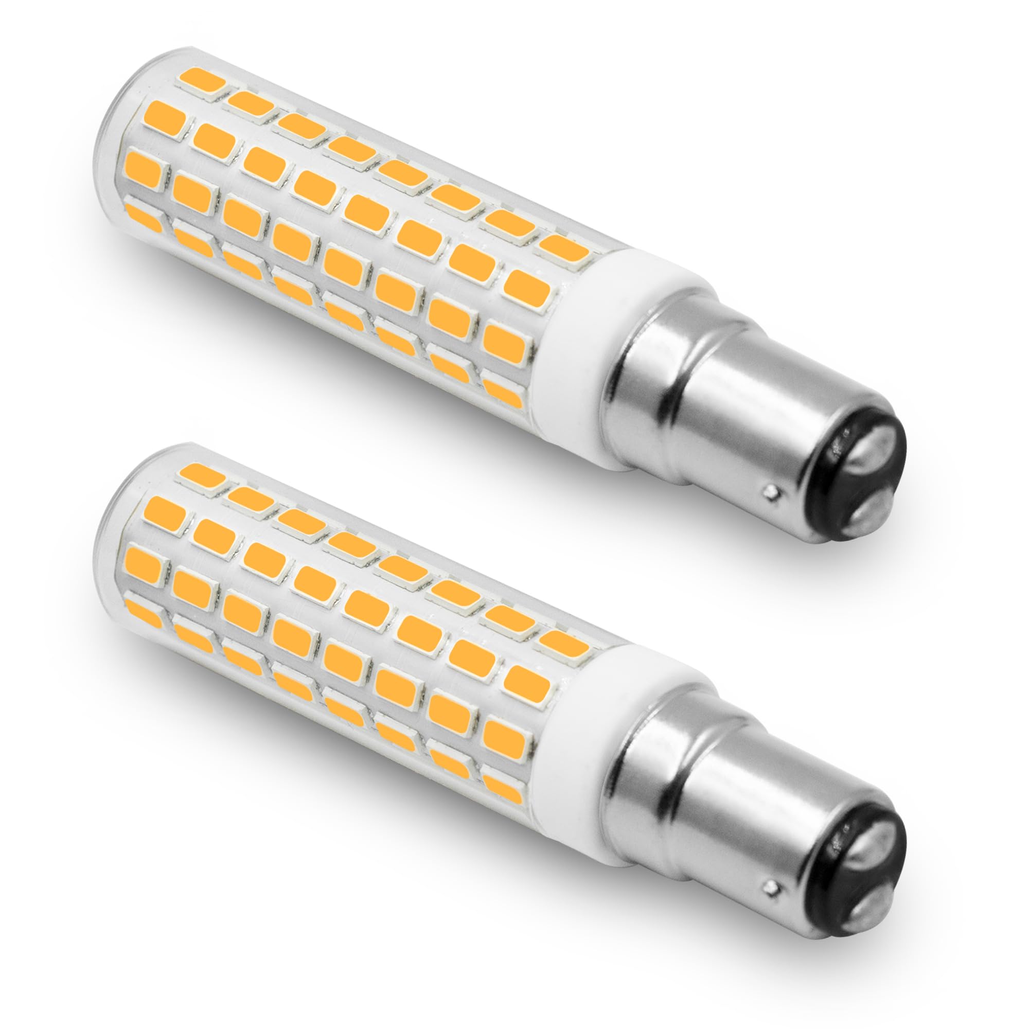 B15D LED Nicht Dimmbar 10W Ersatz für Osram Halolux Ceram 100W Halogenlampe | Warmweiß 3000K 1300LM für Schlafzimmer Wohnzimmer, AC 100-265V,2 Stück