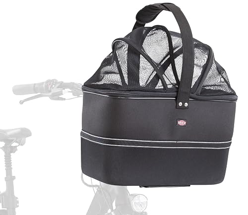 TRIXIE Cesta Bici Frontal para Perros - hasta 6 kg - 41 × 47 × 29 cm