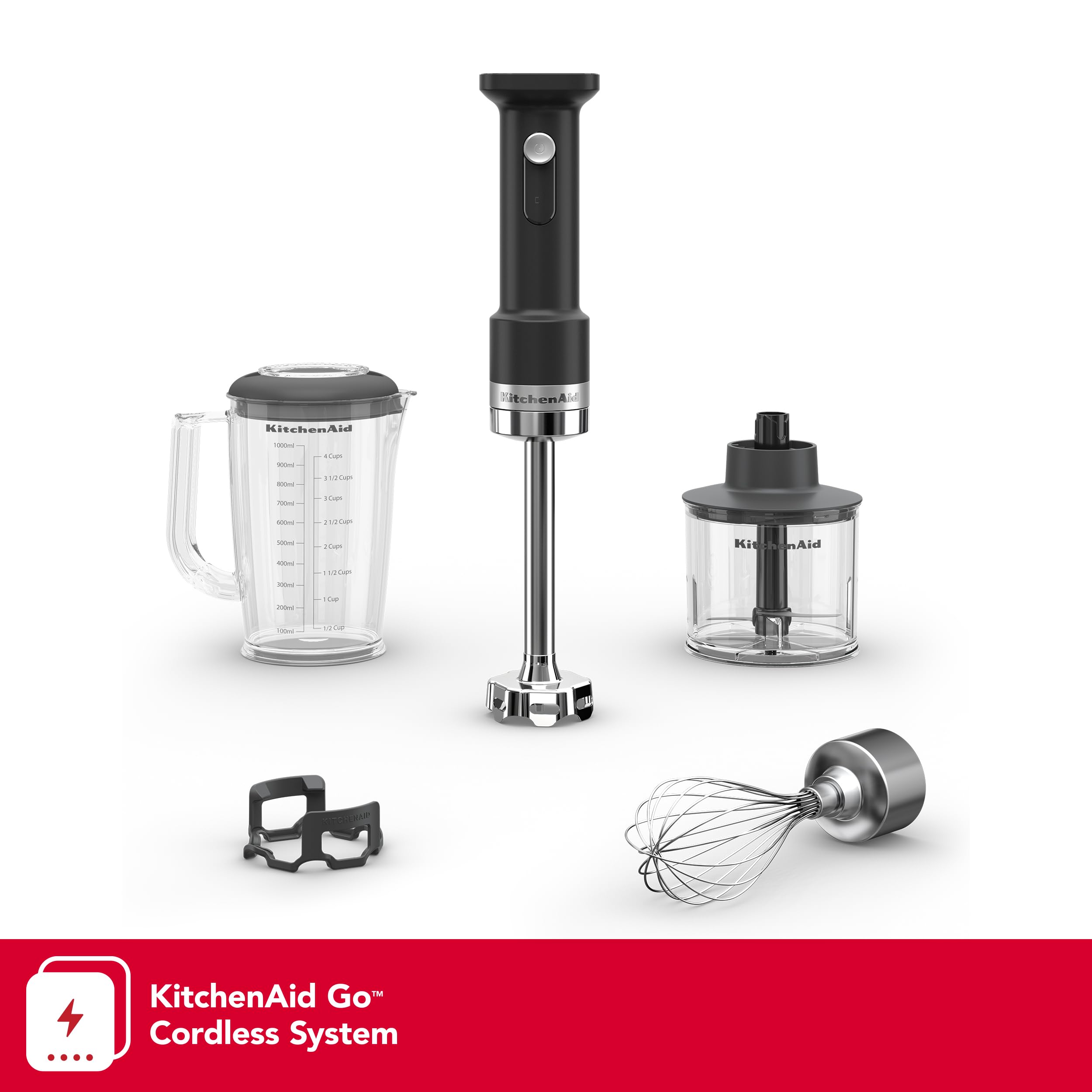 Amazon.com: KitchenAid Go Cordless Hand Blender with Accessories
