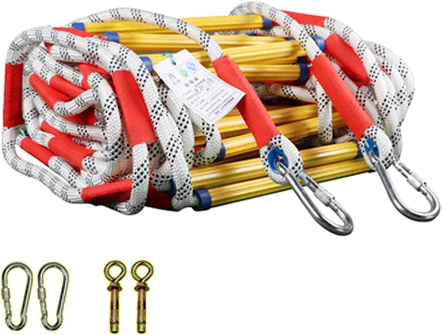 Escape Rope Ladder, Rescue, Window, Climbing, Hook And Quick Use For(20m)